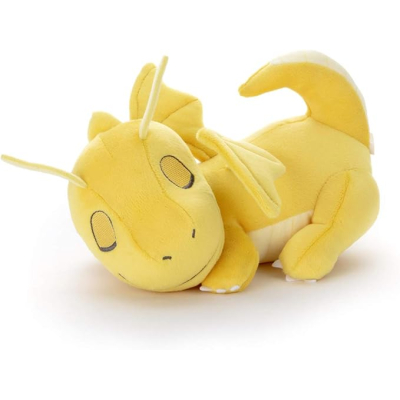 Officiële Pokemon knuffel Dragonite sleeping friends  +/- 21cm (lang) Takara tomy